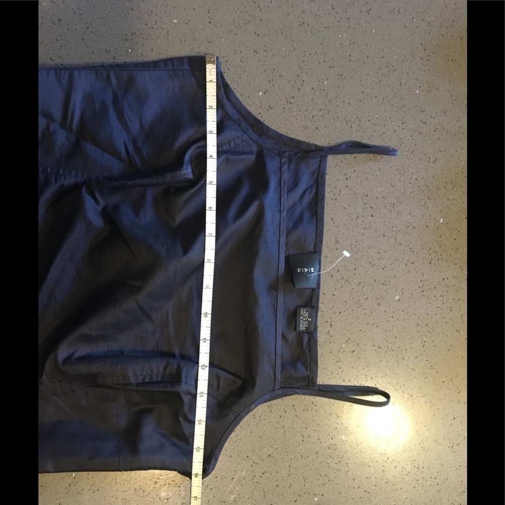 Mag navy silk dress - Picture 5 of 6